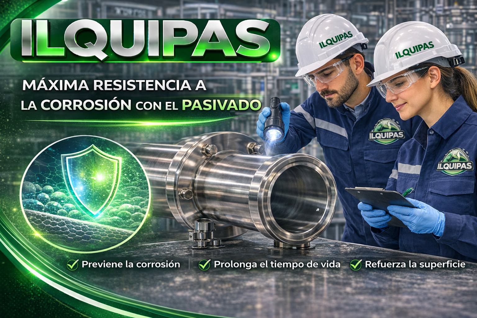 ILQUIPAS – Máxima resistencia a la corrosión con el pasivado